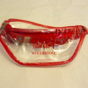 Wine Your Way Woodbridge Wine Fanny Pack Waist Bag Clear New